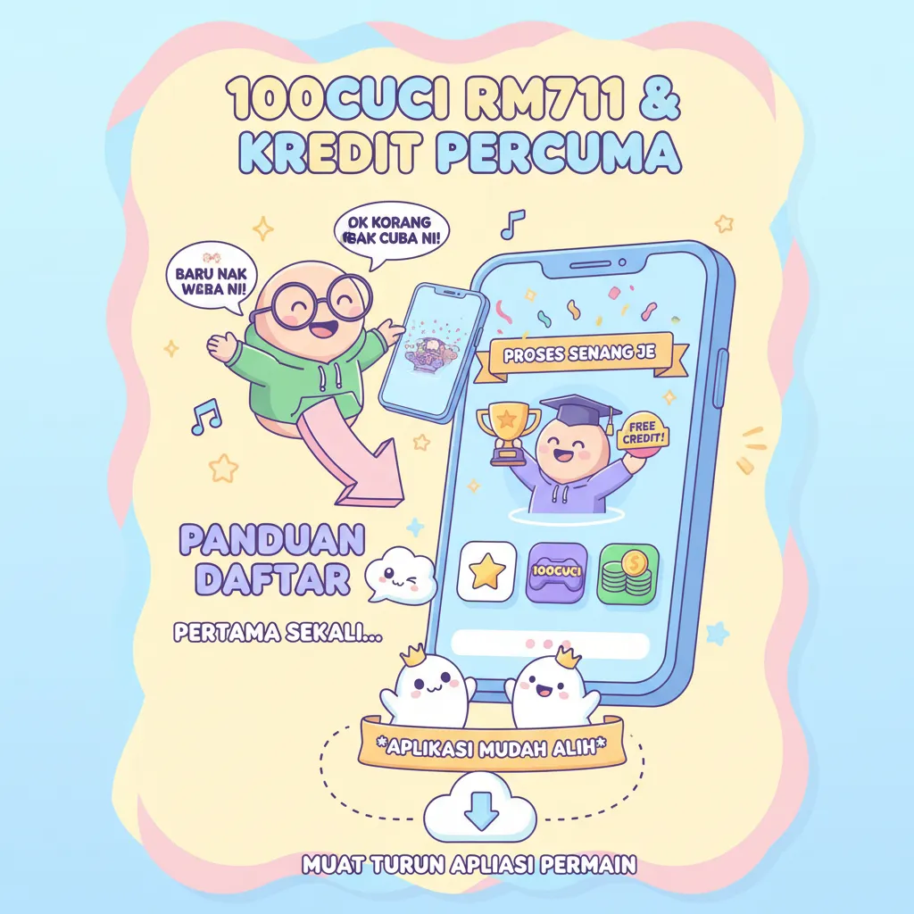 Panduan Daftar 100cuci RM711 & Kredit Percuma