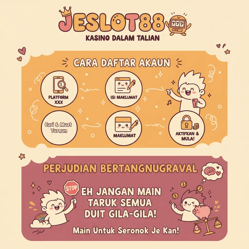 Cara Daftar Akaun Jeslot88 & Bonus Kasino