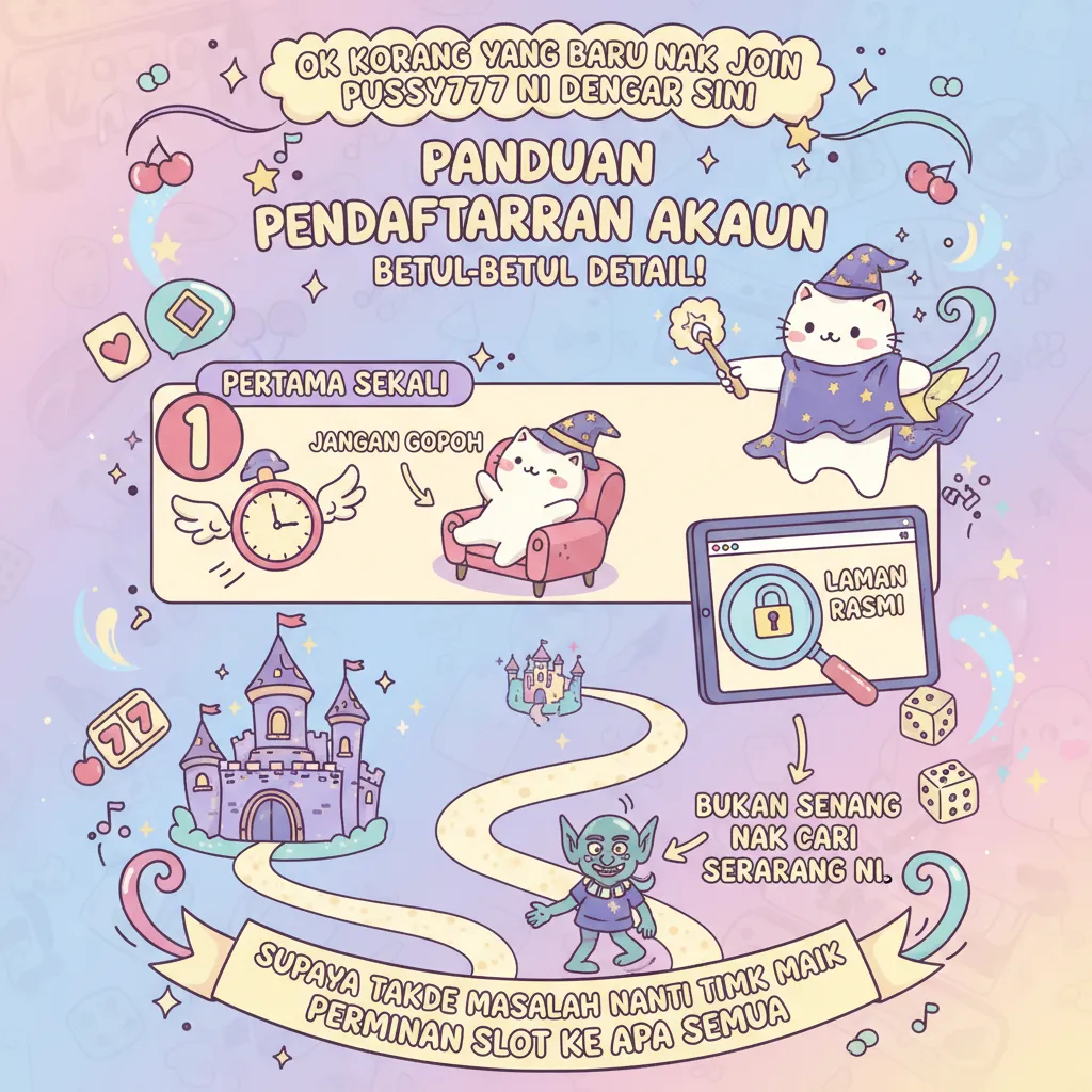 Panduan Pendaftaran Akaun Pussy777