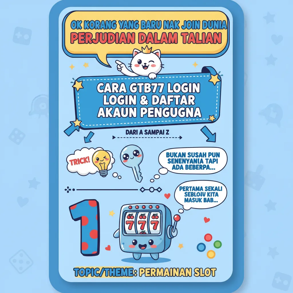 Cara GTB77 Login & Daftar Akaun Pengguna