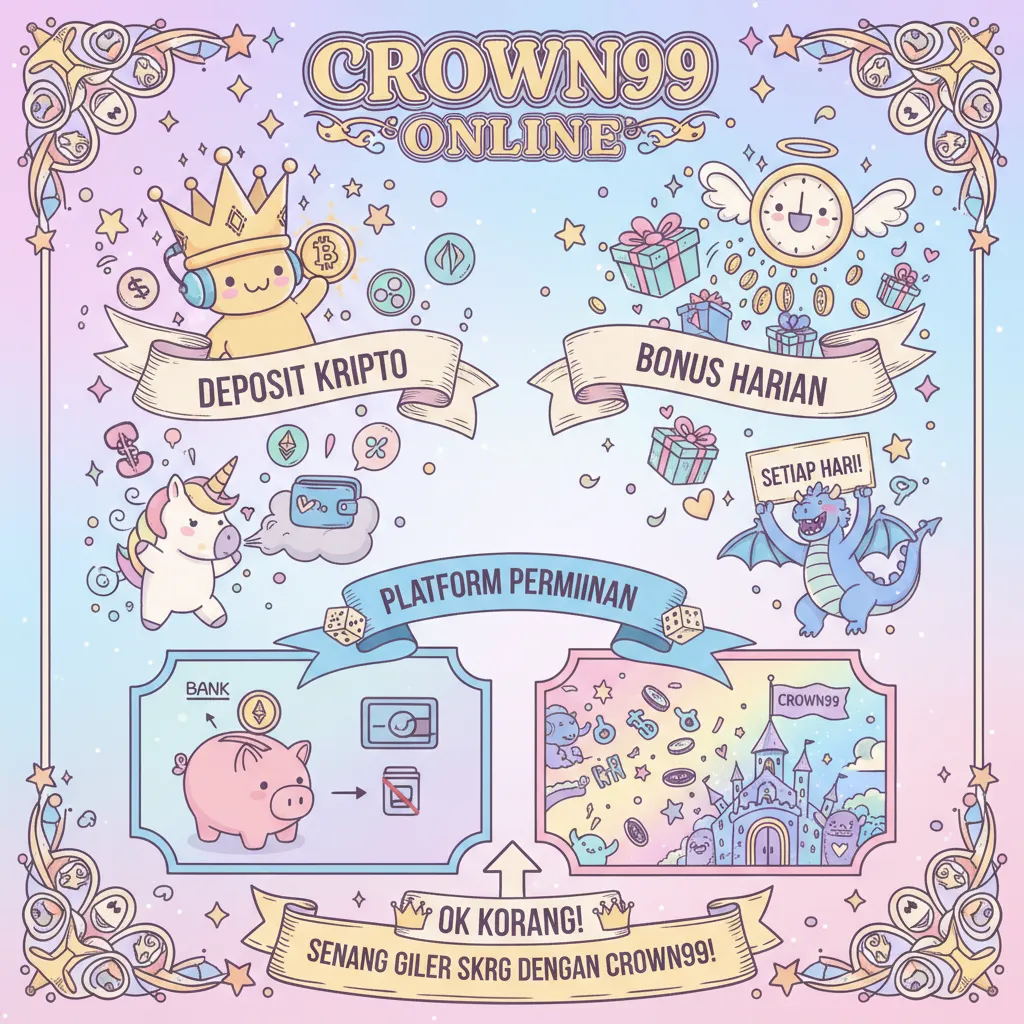 Crown99 Online: Deposit Kripto & Bonus Harian